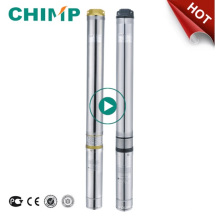 Chimp 100qjd609-0.75 Pompe à eau centrifuge submersible de puits profonde 1 HP